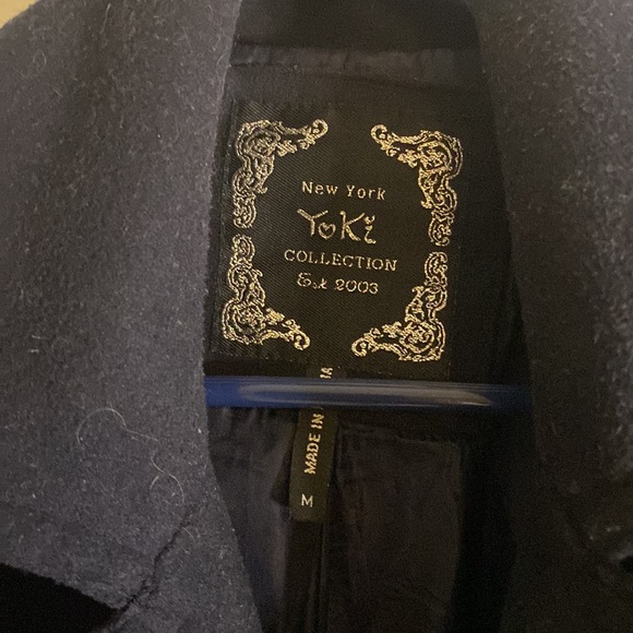 Navy blue pea coat - Picture 2 of 7